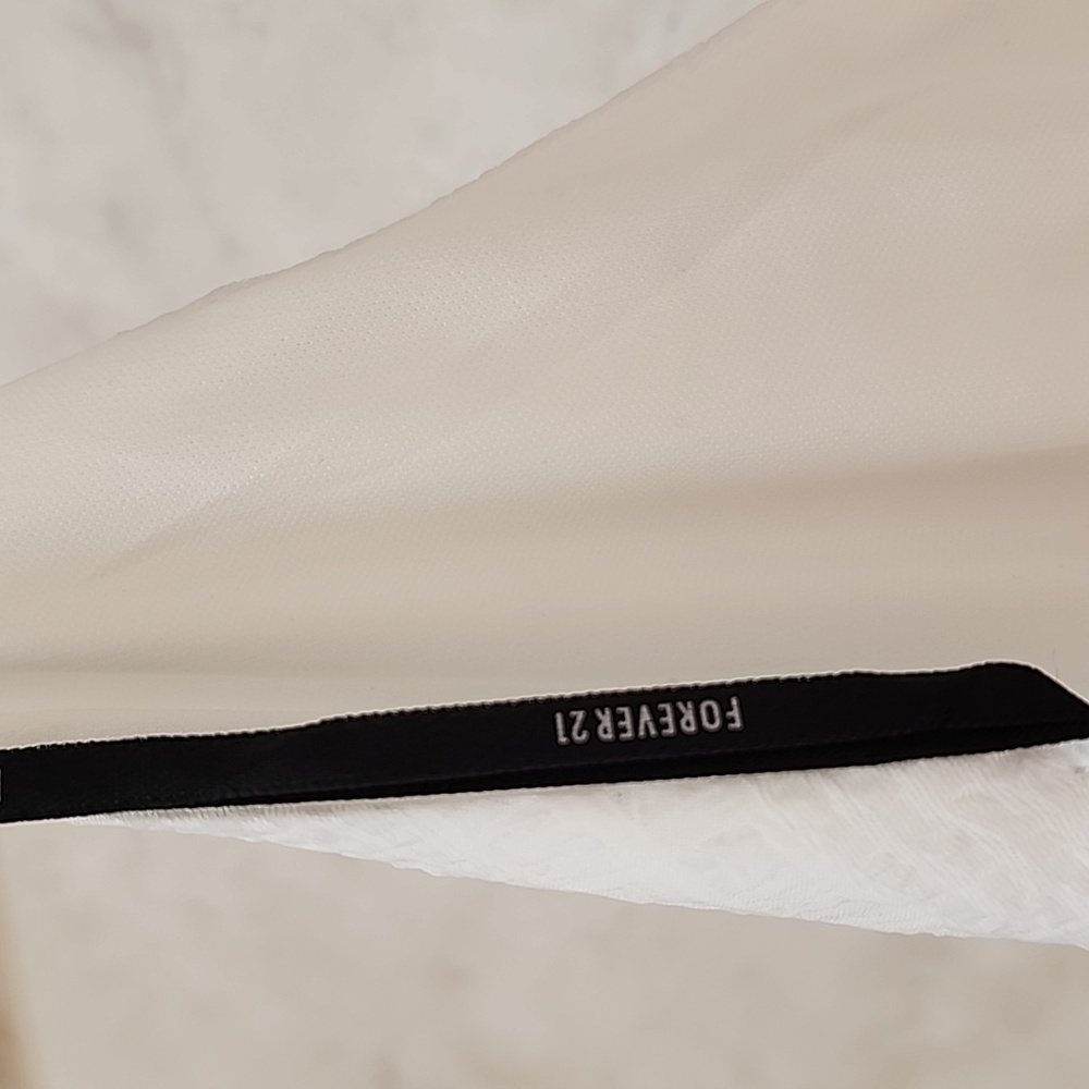 ⛱️ White Textured BEACH Halter-Tie DRESS ⛱️ - Picture 7 of 10